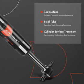 A-Premium shocks installed rear on Mazda B4000 restoring ride stability