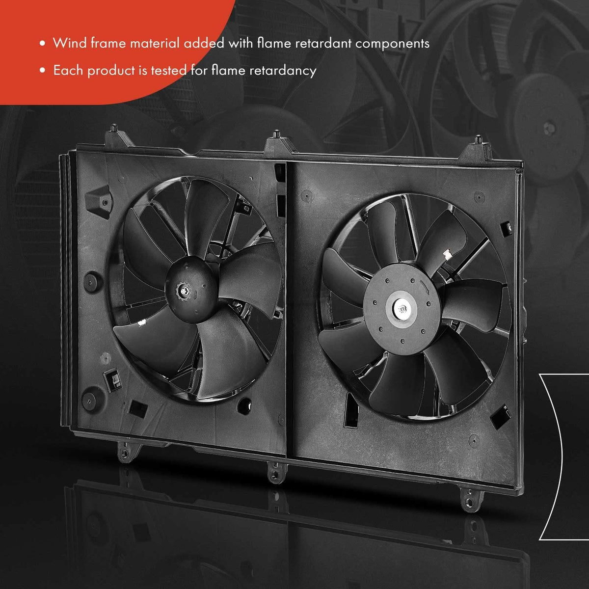 A-Premium shroud mounting details demonstrating correct alignment and easier installation