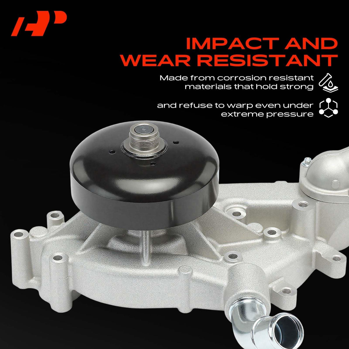 A-Premium side mounting flange showing bolt holes for exact fitment