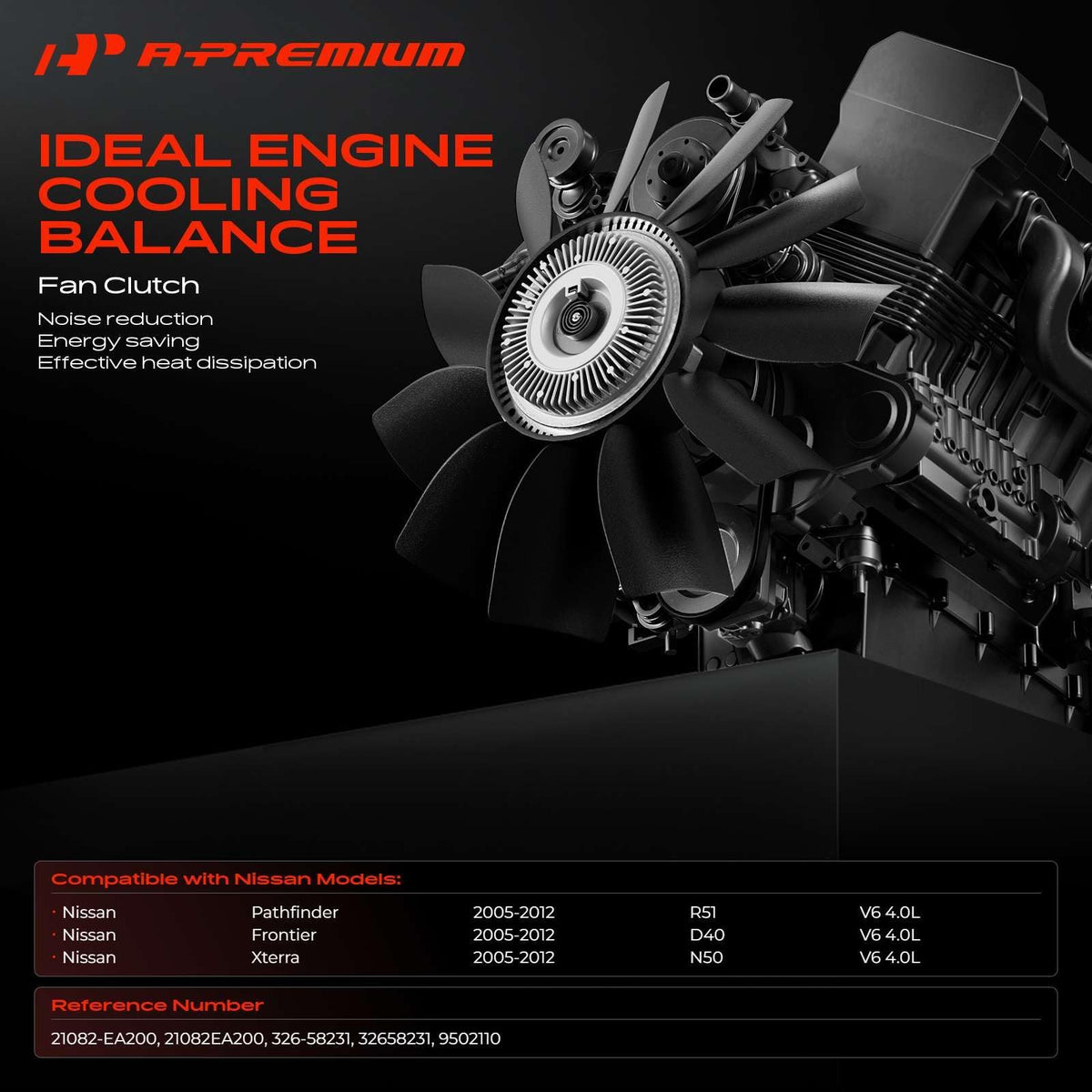 A-Premium side profile of clutch highlighting compact durable design benefit