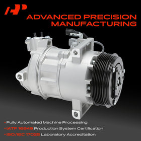 A-Premium side profile compressor illustrating compact design and durable housing