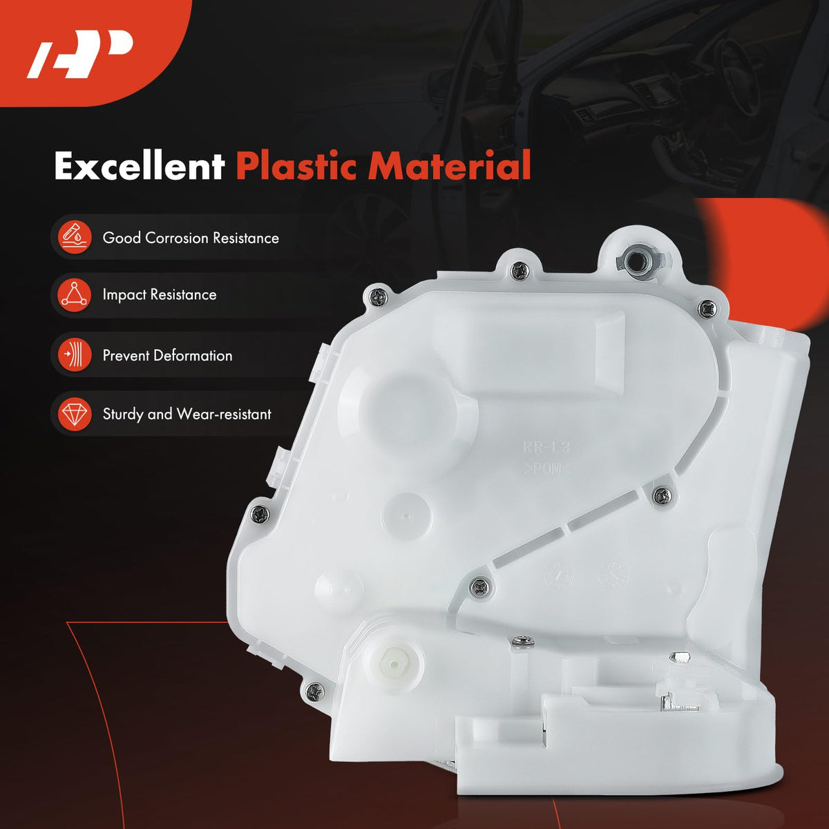 A-Premium side profile housing demonstrating impact-resistant plastic for longevity