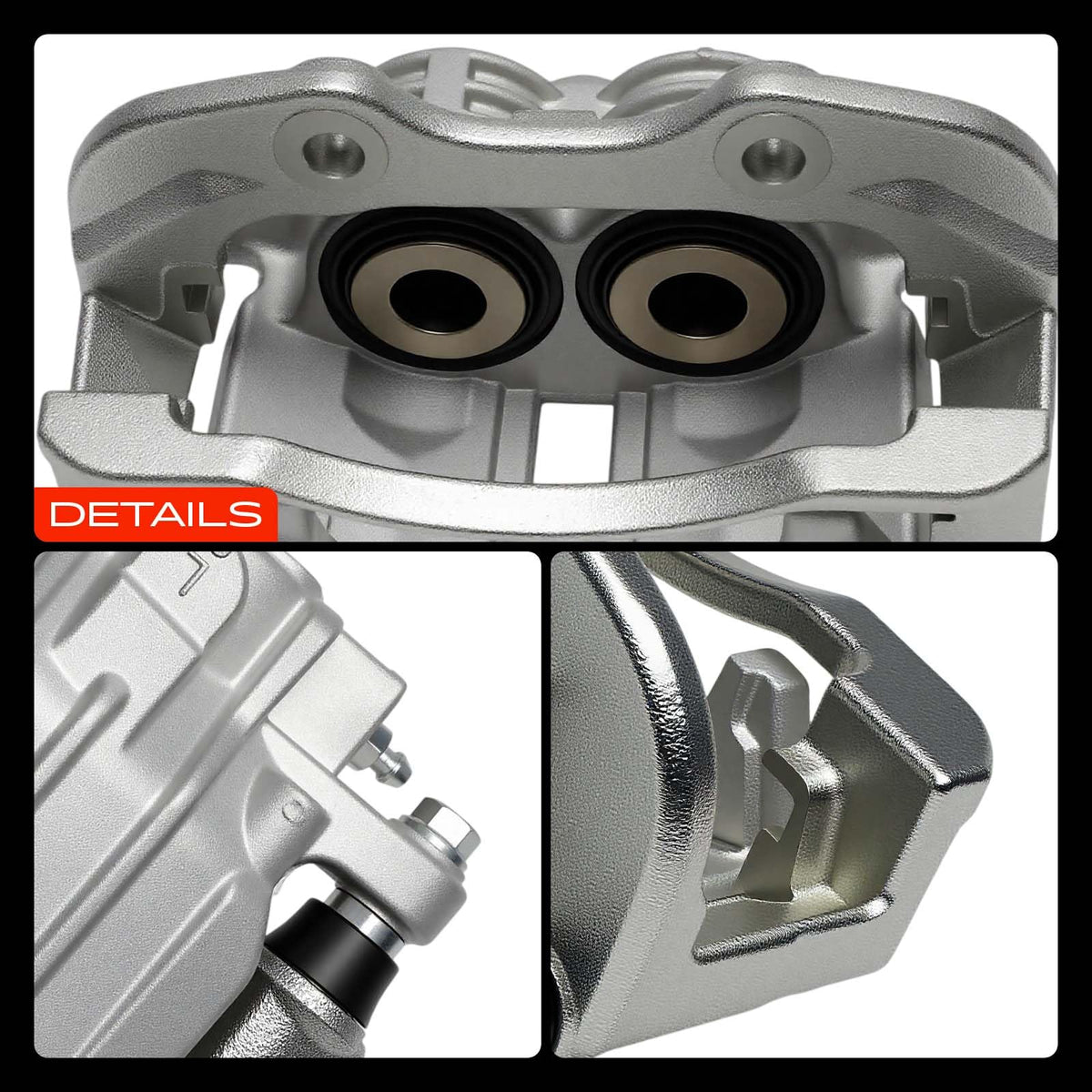 A-Premium caliper installed on vehicle side profile illustrating ready-to-drive restoration