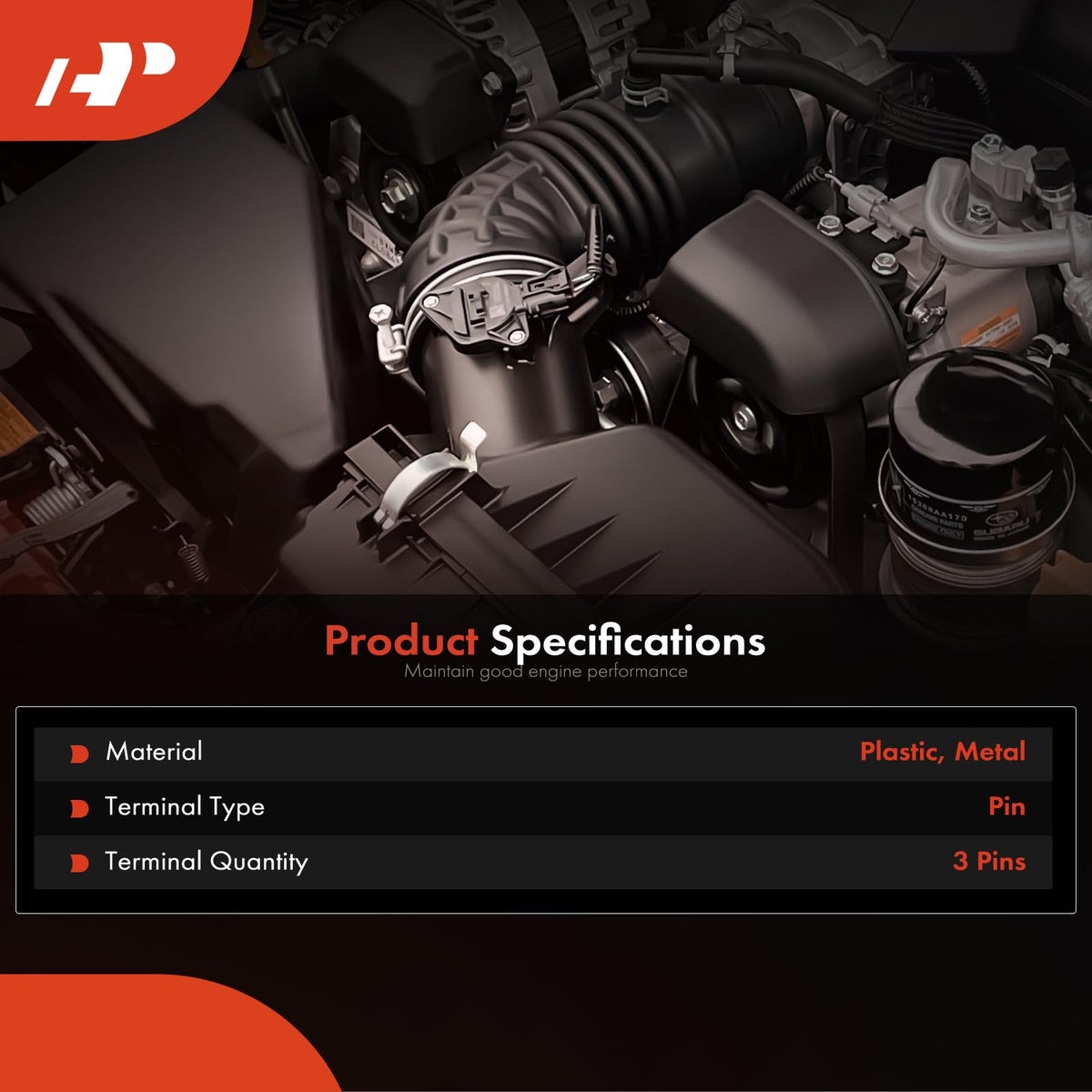 A-Premium side profile mounted illustrating correct alignment and easy replacement benefit