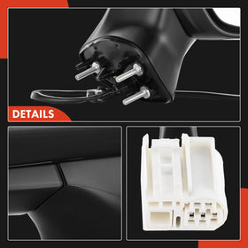 A-Premium side profile painted black finish providing OEM-style appearance
