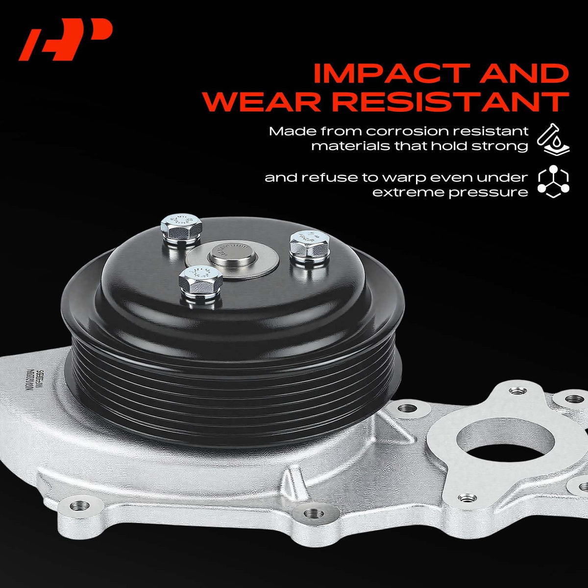 A-Premium side profile showing serpentine pulley interface for correct drive