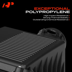 A-Premium side profile shows streamlined shape for engine bay space savings
