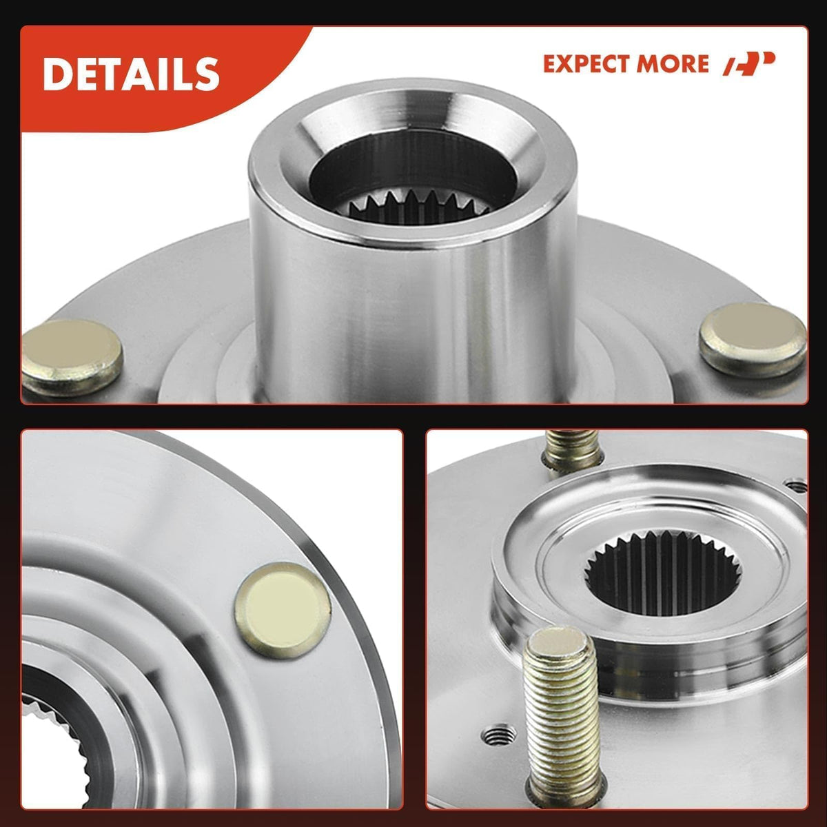 A-Premium side profile showing 28-tooth axle splines for exact fitment