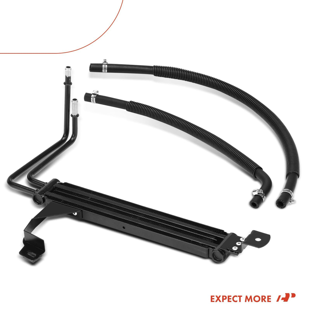 A-Premium side profile showing cooling fins for faster fluid temperature reduction benefit