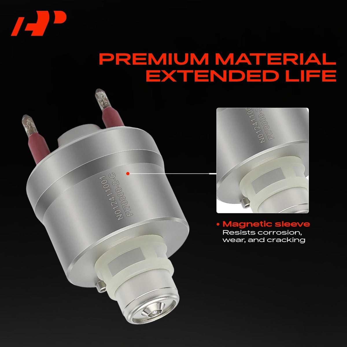 A-Premium side profile displaying male pin terminals for plug-and-play benefit