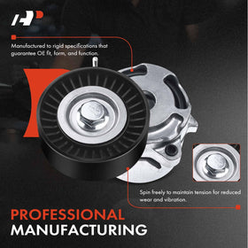 A-Premium side profile showing pulley width and accurate OE fit