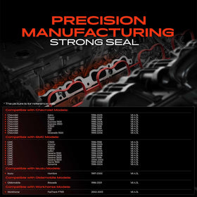 A-Premium silicone intake gasket close-up highlighting heat-resistant sealing