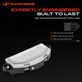 A-Premium six blade terminals detail demonstrating secure electrical contact benefit