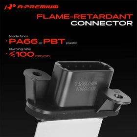 A-Premium resistor beside ruler showing compact OE-fit dimensions