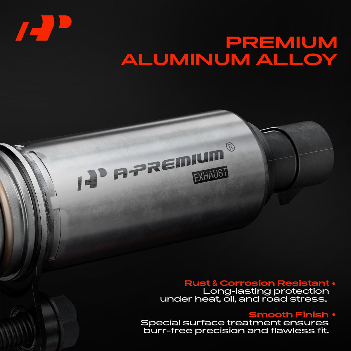 A-Premium size comparison with coin demonstrating compact, direct-fit design