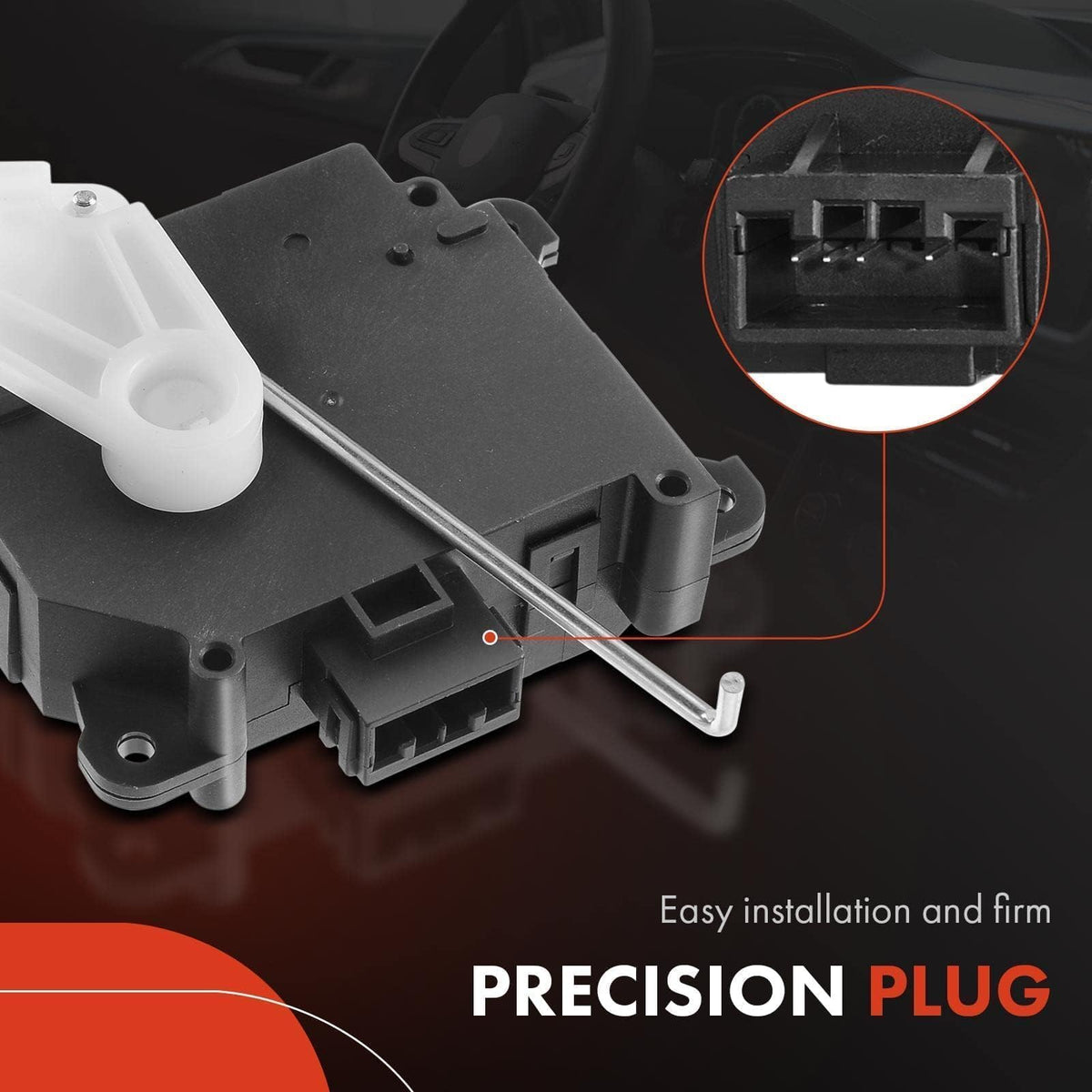 A-Premium next to ruler showing compact size for easy installation
