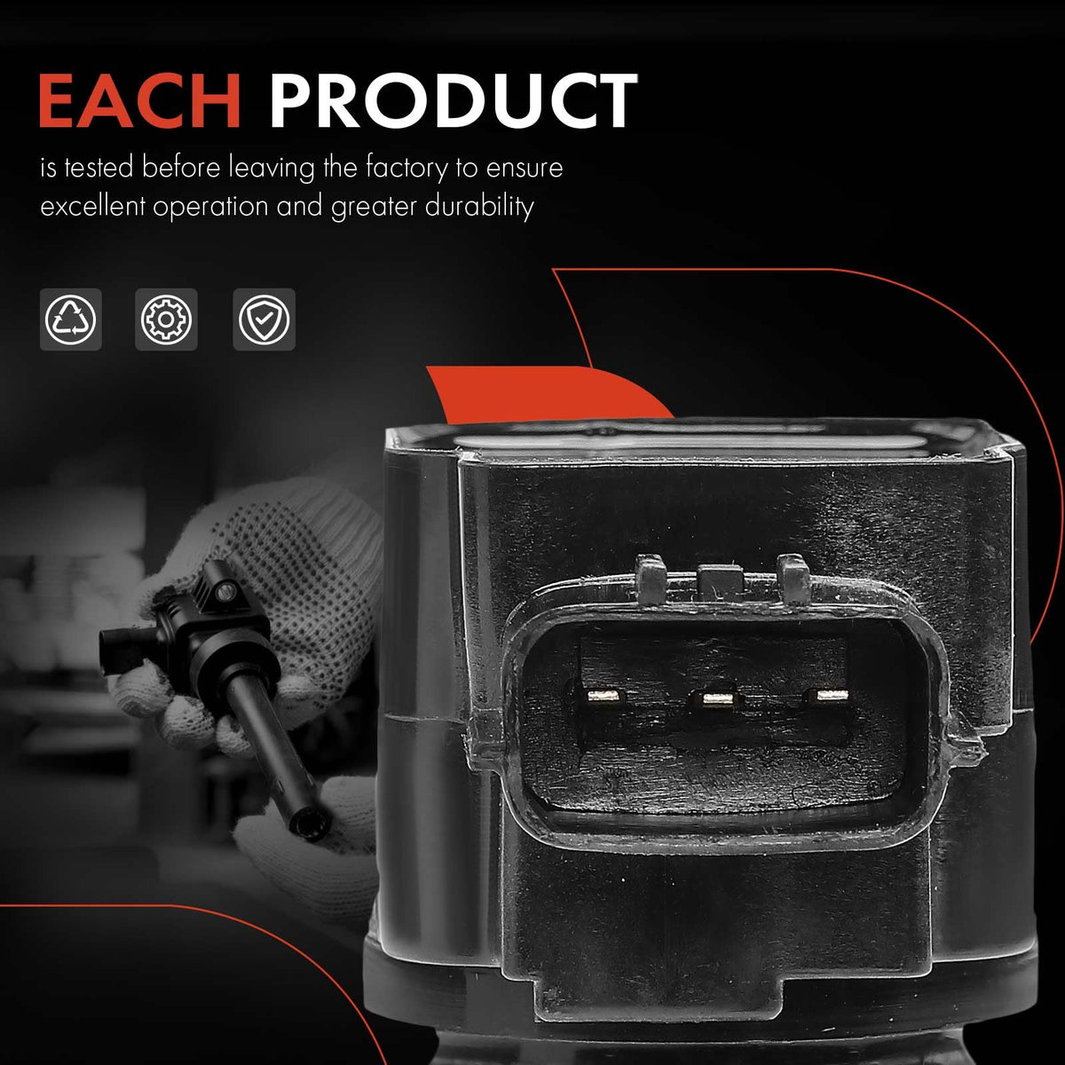 A-Premium coil next to coin showing compact size for easy handling and storage