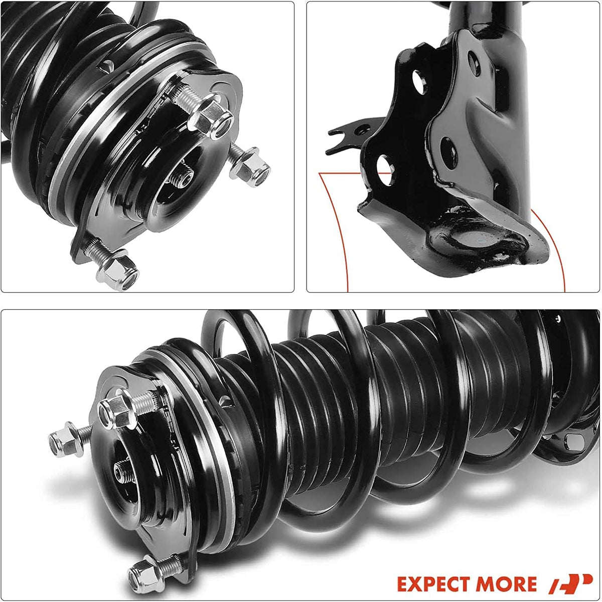 A-Premium strut measured with tape to confirm accurate OE-length compatibility