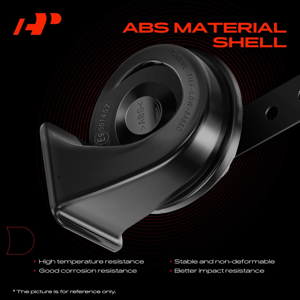 A-Premium size comparison with ruler showing compact 80 mm diameter