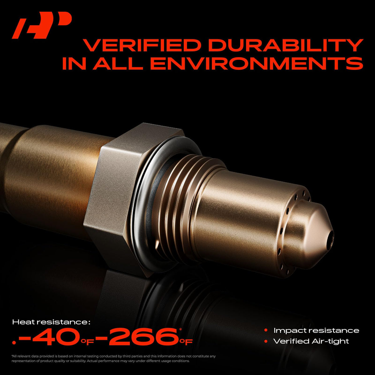 A-Premium sensor beside ruler showing 400 mm harness length for correct fitment benefit