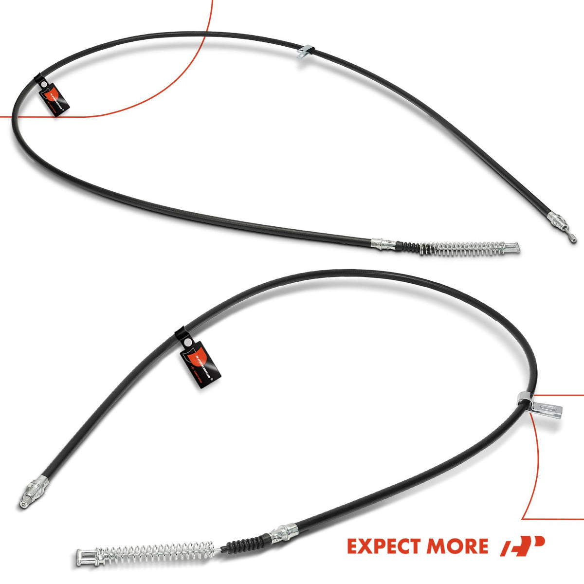 A-Premium cable beside ruler showing accurate length for fitment benefit