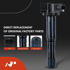 A-Premium iridium spark plug close-up showing electrode for longer life