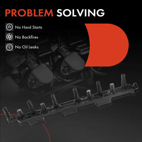 A-Premium spark plug lead connection detail, ensures proper spark transfer