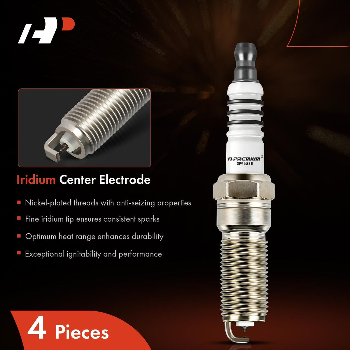 A-Premium side profile with measurements highlighting correct dimensions for direct-fit replacement