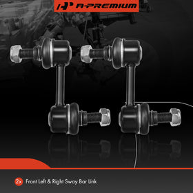 Close-up of A-Premium stabilizer link steel shaft illustrating durable construction and long life