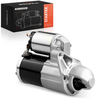 A-Premium starter front view showing gear and housing for reliable fit