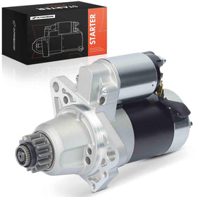 A-Premium starter front view showing complete unit and fast fit benefit