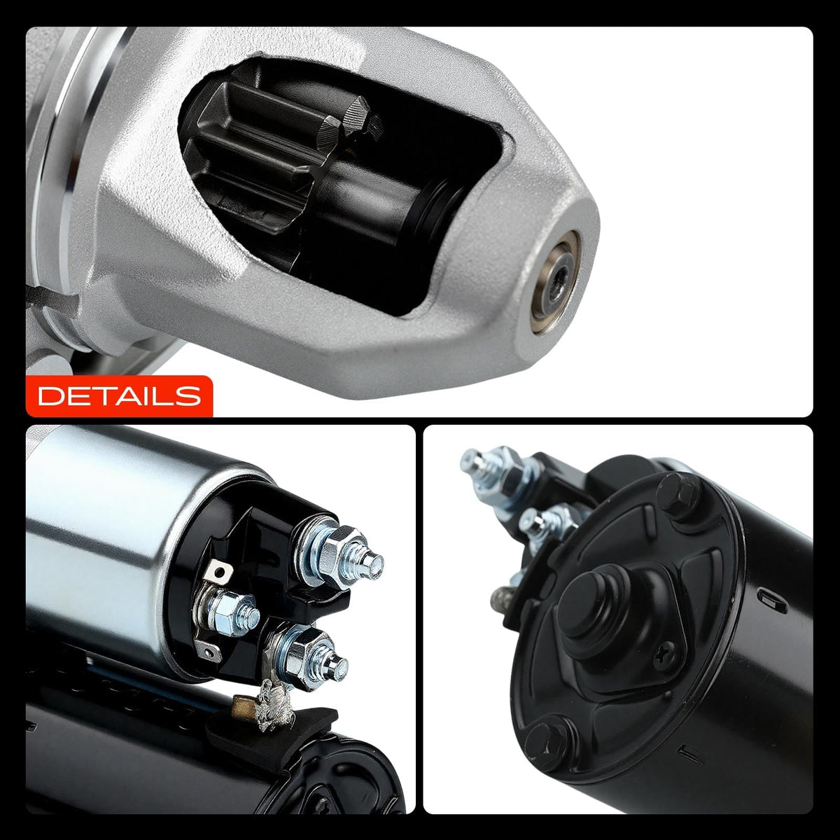 A-Premium starter in garage scene showing mechanic-ready replacement and confidence