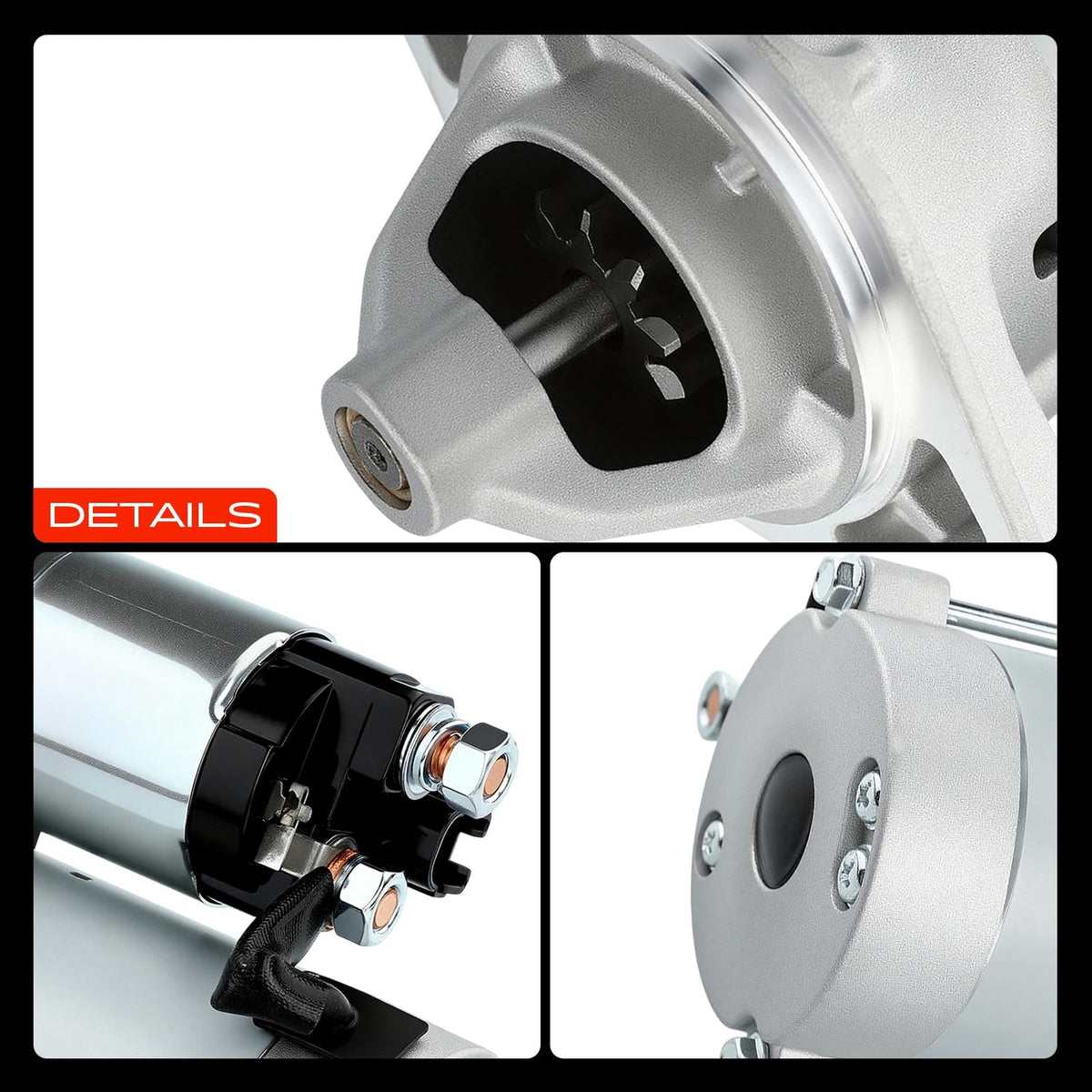A-Premium starter in garage scene conveying ready-for-replacement confidence