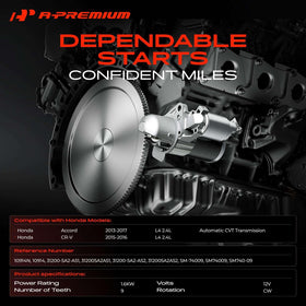 A-Premium starter side profile highlighting compact design and durability