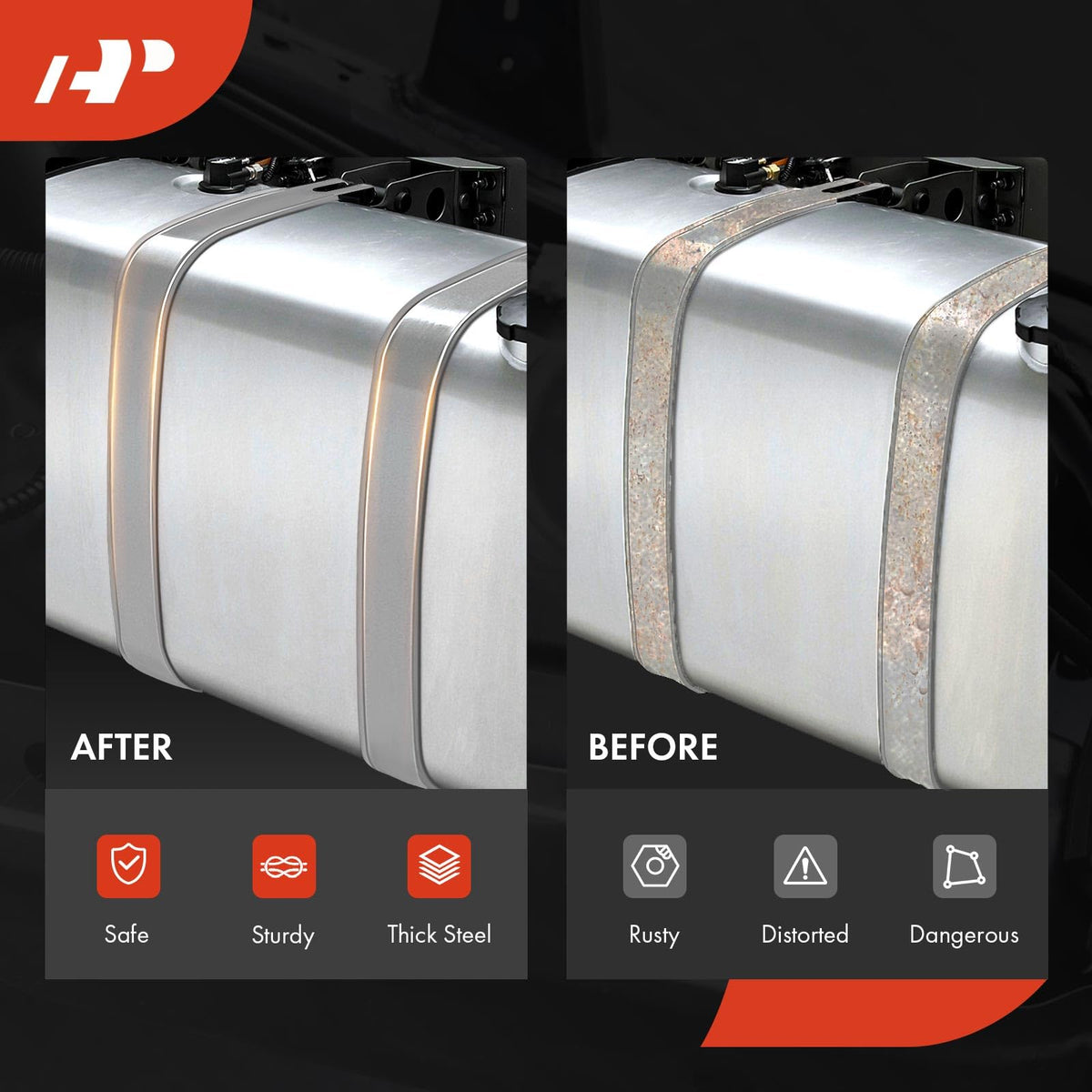 A-Premium pair of straps showing symmetric construction and strength