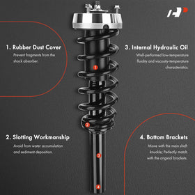 A-Premium strut top mount detail showing robust mounting and secure attachment
