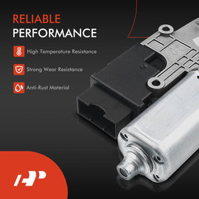 A-Premium sunroof motor gear and housing detail highlighting durable materials
