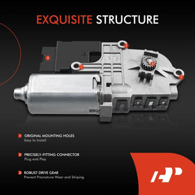 A-Premium sunroof motor with included screws showing ready-to-install kit