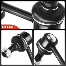 Included hardware laid out for A-Premium stabilizer link showing all parts needed for mounting
