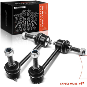 A-Premium sway bar link in a garage lifestyle scene showing professional-ready replacement part