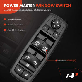 A-Premium button detail showing durable plastic surface and tactile controls