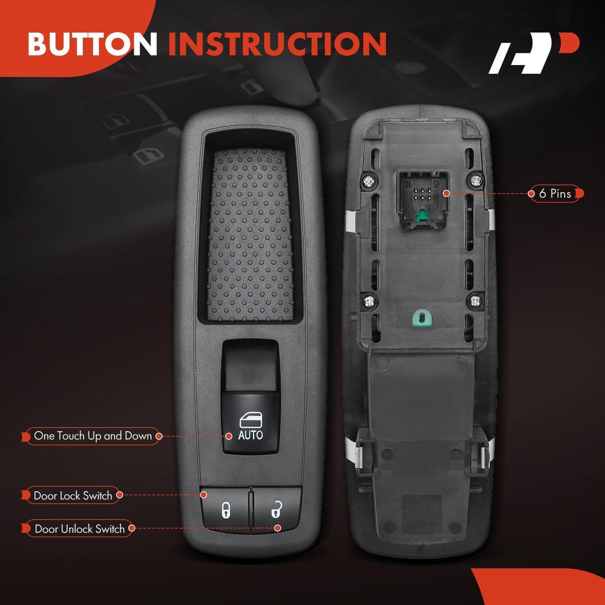 A-Premium switch held in hand to show compact size and easy handling during install