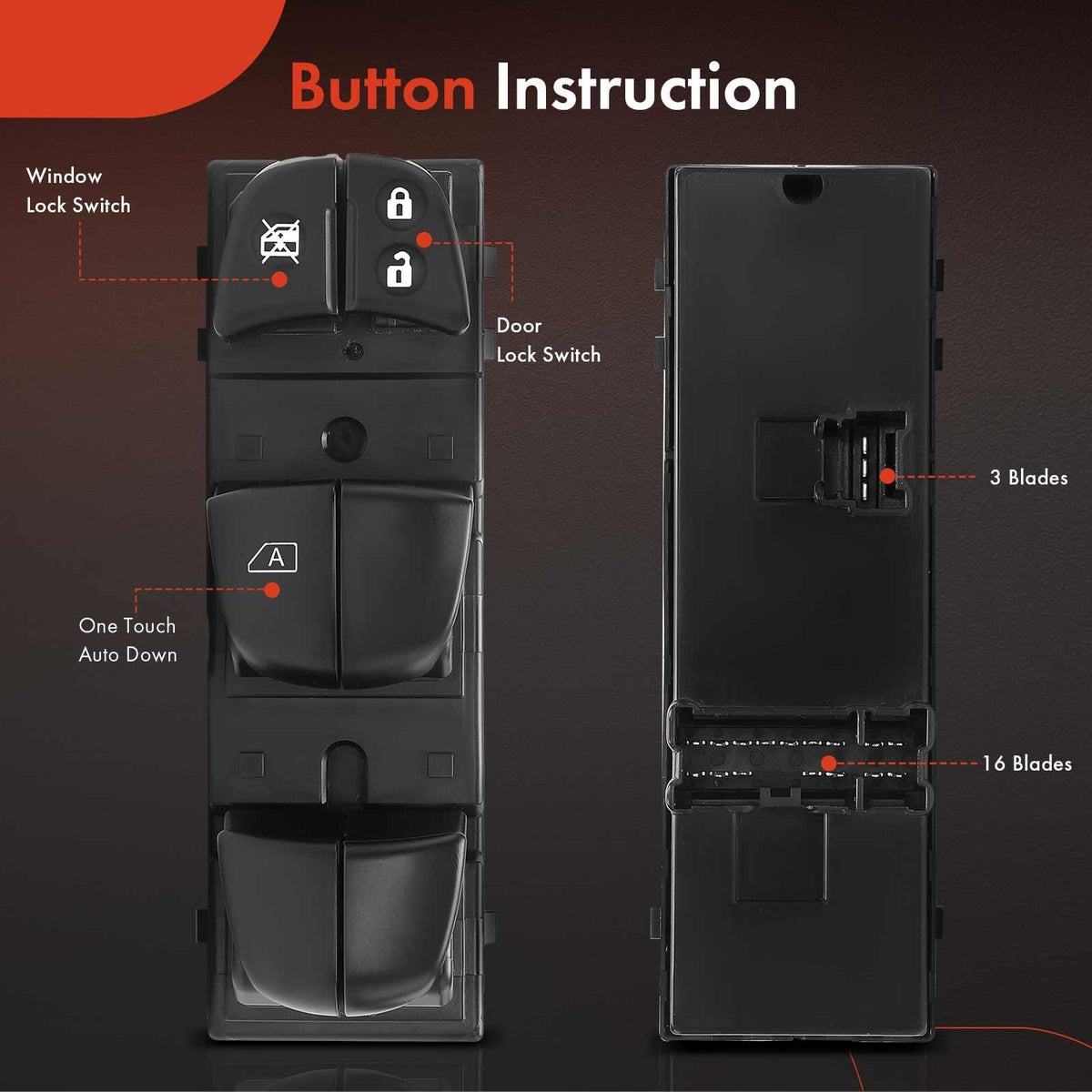 A-Premium switch removal tool included for safer, faster panel removal