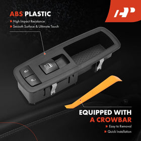 A-Premium switch installed in vehicle door panel restoring passenger window control
