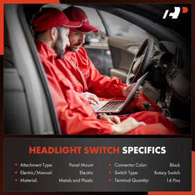 A-Premium switch mounted on dashboard demonstrating seamless replacement benefit