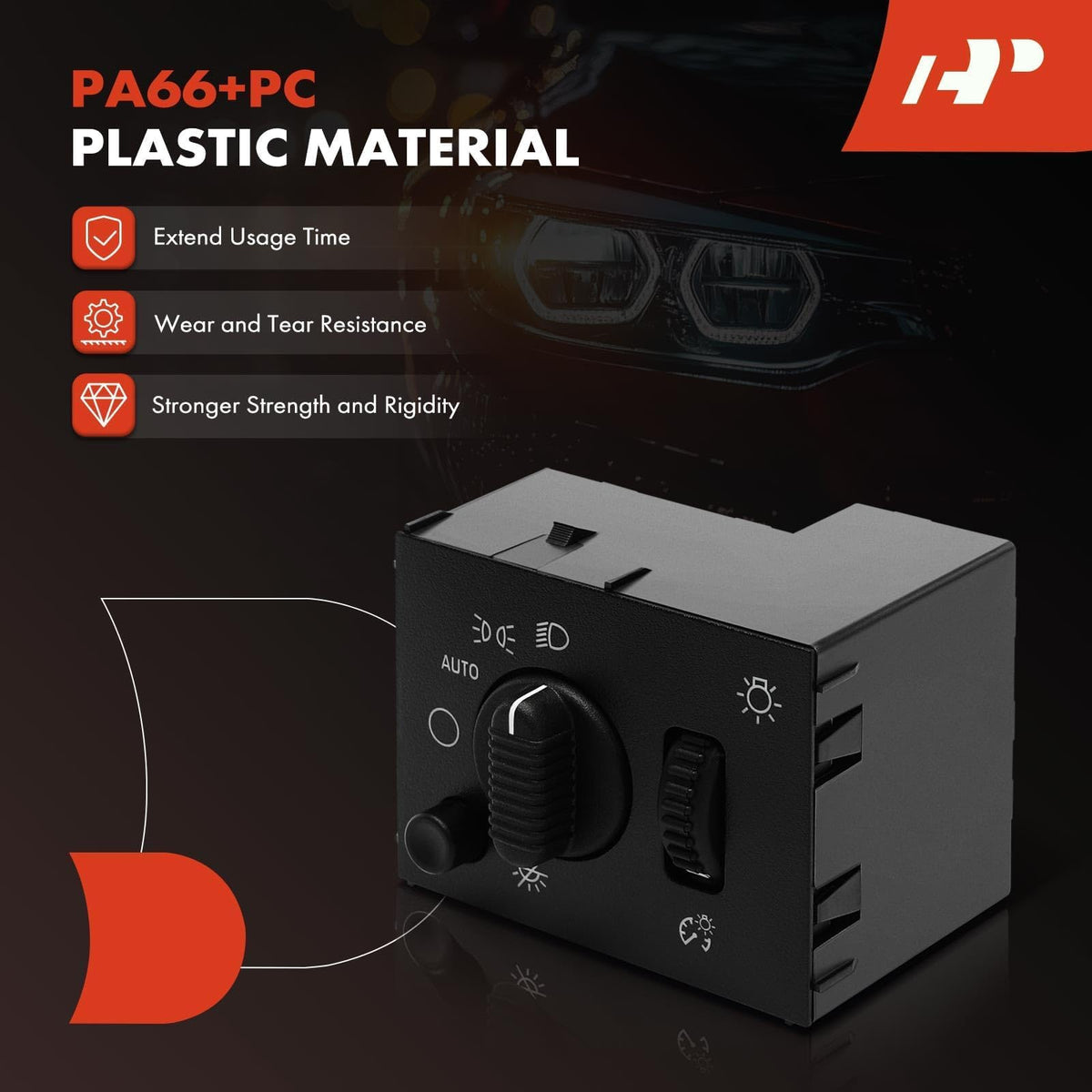 A-Premium switch wiring plug detail showing secure electrical contact benefit