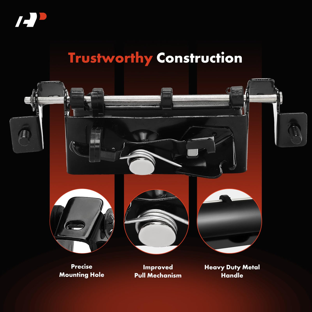 A-Premium handle installed on vehicle tailgate demonstrating restored operation