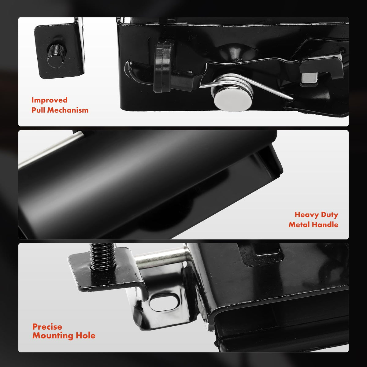 A-Premium packaged handle with contents ready for immediate installation