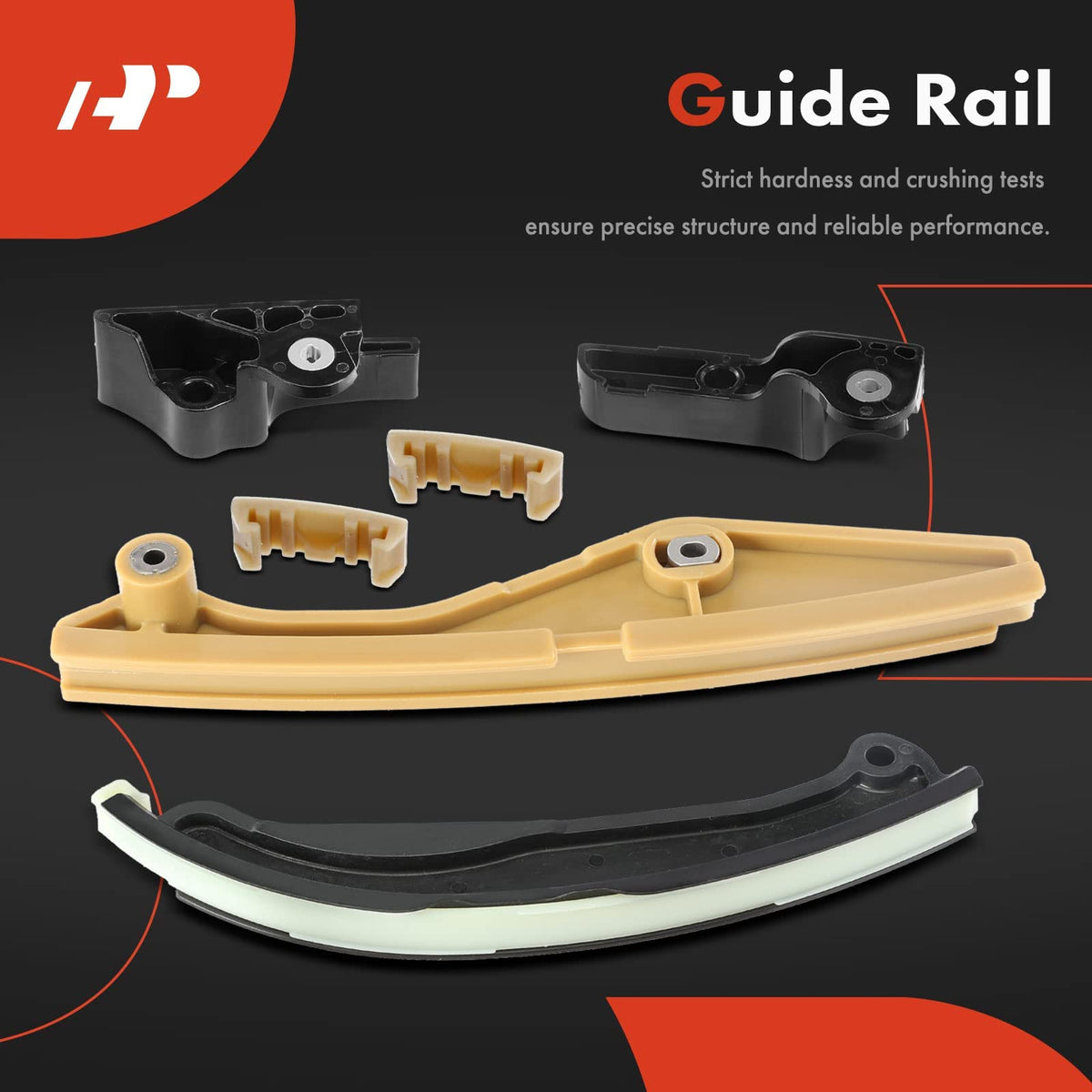 A-Premium tensioner and arm detailed shot demonstrating precise fit and reliable tension