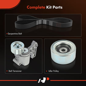 A-Premium belt tensioner assembly angled view highlighting mounting point and robust construction